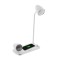 Incarcator wireless birou Tellur, 15W, Boxa Bluetooth 5W, Lampa de birou, Tellur Nostalgia, Alb