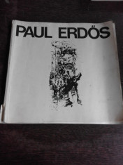 PAUL ERDOS, EXPOZITIE REROSPECTIVA, GRAFICA (CATALOG) foto