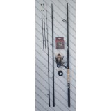 SET FEEDER Lanseta DEXTER 3,30m 180gr + Mulineta EFB4000 6 rulmenti si 150m fir
