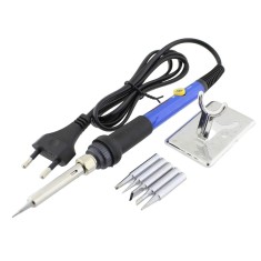 Letcon 60W, cu reglare temperatura, 5 varfuri de schimb si suport, 301209 foto