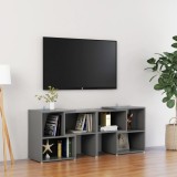 vidaXL Comodă TV, gri, 104x30x52 cm, PAL