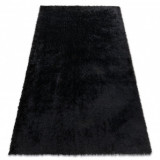 Covor Sample Shaggy ALPINE 00052A Uniforma negru, 150x220 cm