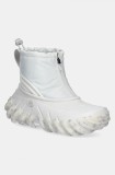 Crocs pantofi Echo Boot Z Shield femei, culoarea gri, cu toc plat, izolare usoara, 210315