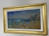 Tablou Dumitru Ghiata Colibasi, plaja la Constanta