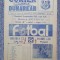 Program meci fotbal Dunarea CSU Galati-Prahova Ploiesti 8 Sept 1985, stare buna