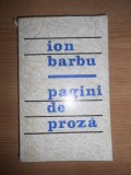 Ion Barbu - Pagini de proza