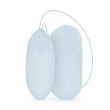 Ou Vibrator LUV EGG, Remote Control, 10 Moduri Vibratii, 4 Intensitati, Silicon, USB, Albastru