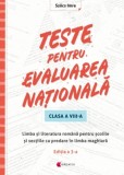 Teste pentru evaluare nationala &ndash; Limba si literatura romana pentru scolile si sectiile cu predare in limba maghiara clasa a VIII-a - Kreativ