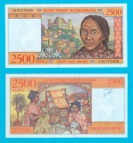 Madagascar (p#81) 2.500 Francs 1998 UNC &#039;Manjakamiadana&#039; serie: A06573680