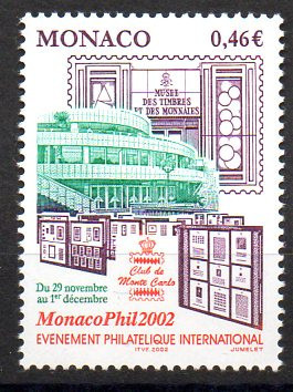 MONACO 2002, Expo. Filatelica MONACOPHIL&amp;#039;02, serie neuzata, MNH foto