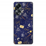 Husa compatibila cu Oppo A58 4G Silicon Gel Tpu Model Harry Potter Pattern Symbols