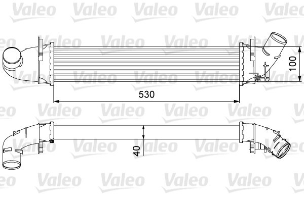 VALEO 818544 Intercooler, compresor