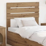 vidaXL Tăblie cap cu headboard Stejar Artizanal 75 cm Lemn compozit 888252