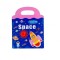Carte Puzzle cu 34 stickere reutilizabile, Spatiul Cosmic