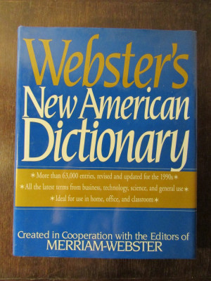 Webster&amp;#039;s New American Dictionary foto