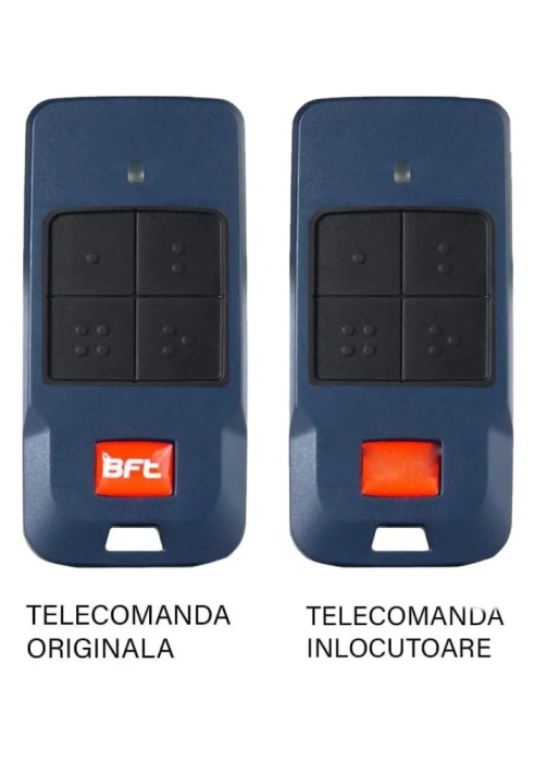Telecomanda inlocuitoare poarta garaj 4 Butoane cod saritor 433.92Mhz BFT Mitto Cool 4C (803-1)