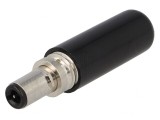 Mufă Alimentare DC Mamă 5.5x2.5mm Blocare Cablu Lipire, Lumberg