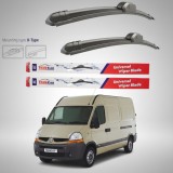 Cumpara ieftin Ștergătoare Renault Master Furgon L1H2 (2006&ndash;2010) Flat | Set față &ndash; TeamCar&reg;