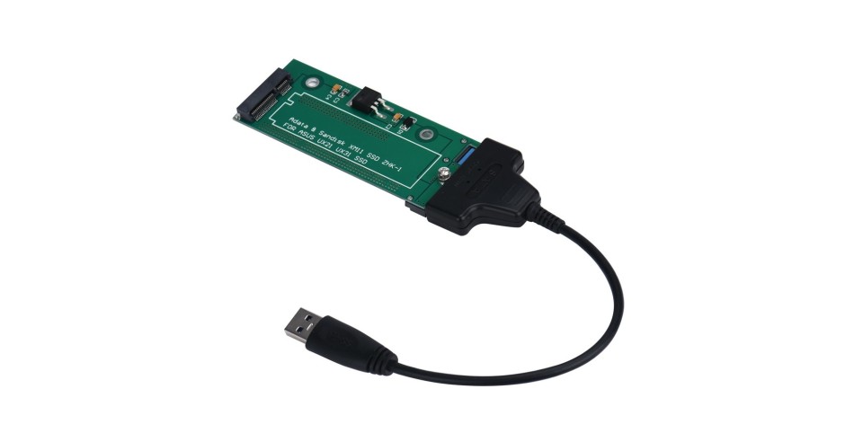 Contenitore Esterno USB 3.0 Per SSD 18 Pin, Custodia In Alluminio Per Asus UX31/UX21 E ADATA XM11 - 3