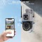 Camera de Supraveghere PTZ Wi-Fi, TSS-Y92-W, cu Doua Lentile 3MP/3MP,50X Zoom