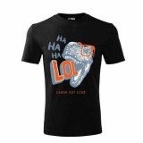 Tricou Personalizat Ha Ha Ha LOL cu Dinozaur - Design Amuzant si Modern