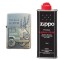 Bricheta Tip Zippo, 3D Relief, Metalica, King of 4wd si Lichid Zippo 125 ml M4