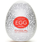 Tenga Keith Haring Egg Party masturbator de unică folosință 6,5 cm