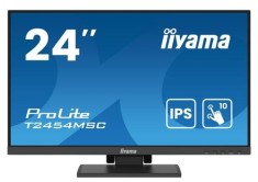 Monitor IPS LED Iiyama 23.8inch T2454MSC-B2AG, Full HD (1920 x 1080), HDMI, DisplayPort, Boxe, Touchscreen (Negru) foto