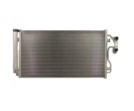 Condensator climatizare BMW i3 (I01), 09.2014-, 125 kw; i3 (I01), 11.2017-, 135 kw electric, cutie automata, full aluminiu brazat, 638(600)x352(330)x