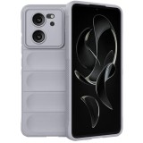 Husa Wave din Silicon compatibila Xiaomi 13T / 13T Pro Anti-Shock, Gri, Oem
