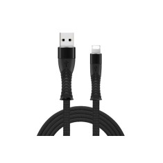 CABLU DATE INCARCARE FISH USB LA LIGHTNING 1M 2.4A NEGRU