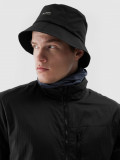 Pălărie de trekking bucket hat cu filtru UPF unisex - neagră, 4F Sportswear