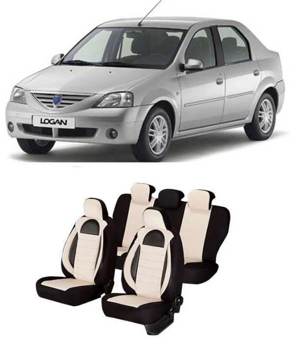 Huse scaune auto DACIA LOGAN 2004 - 2010 Racing Bej