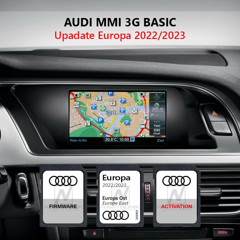 AUDI A5 (2009-2017) UPDATE NAVIGATIE MMI 3G BASIC SD CARD EUROPA 2022-2023  | Okazii.ro