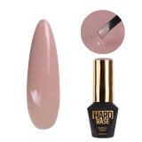 Baza Unghii Gel UV/LED Molly Lac Hard Base Constructie, 10ml, Bej. Baza Constructie, Modelare, Extensie, Manichiura. Cosmetice Unghii