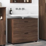 VidaXL Dulap de Baie Stejar brun 76.5 x 35 x 64 cm Lemn compozit 883301
