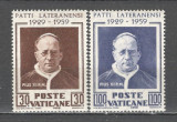 Vatican.1959 30 ani Tratatul Lateran SV.409, Nestampilat