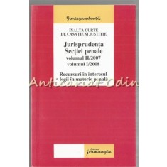 Jurisprudenta Sectiei Penale - Inalta Curte De Casatie Si Justitie