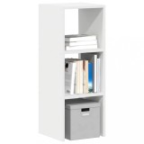 VidaXL Bibliotecă stivuabilă, alb, 30x30x80 cm, din lemn prelucrat 858803