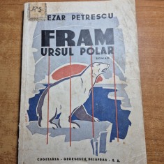 carte pentru copii - fram ursul polar - cezar petrescu - din anul 1947