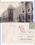 Cernauti ( Bucovina )- Palatul de Justitie si Muzeul-cenzura, rara