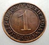 B.145 GERMANIA WEIMAR 1 REICHSPFENNIG 1931 D