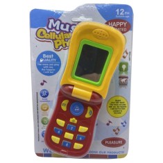 Jucarie telefon cellular happy muzical cu clapeta si oglinda