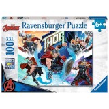 Puzzle Avengers Thor, 100 Piese, Ravensburger