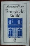 ALEXANDRU VONA - FERESTRELE ZIDITE (1993/DEDICATIE PT SIMONA &amp; BARBU CIOCULESCU)
