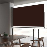 vidaXL Copertină laterală retractabilă de terasă, maro, 160 x 300 cm