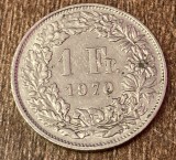 C50 - Moneda foarte veche - Elvetia - 1 franc - 1970