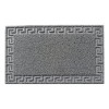 Covoras intrare Strend Pro, PVC, 40x60 cm, model Greek, antiderapant, gri