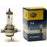 Bec auto H4 12V 60/55W P43t, Hella