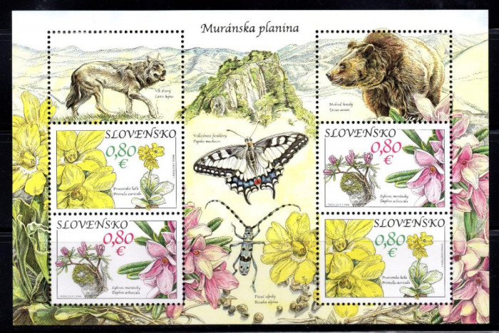 SLOVACIA 2010, Flora, Fauna, serie neuzata, MNH